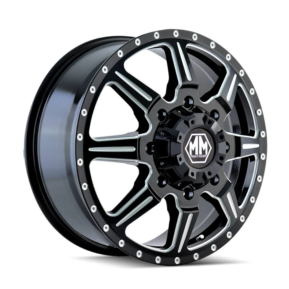 Black Milled Spokes 17x6.5 8x165.1 134mm 130.18mm Wheel V46536