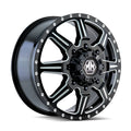 Black Milled Spokes 17x6.5 8x165.1 134mm 130.18mm Wheel V46536