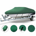 Green Waterproof Heavy Duty Boat Cover 11ft-13ft U763881
