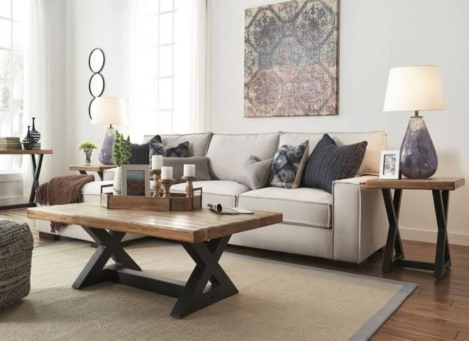 Light Brown Sofa Table G56939