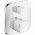Thermostatic Trim with Volume Control - White/Chrome B4448