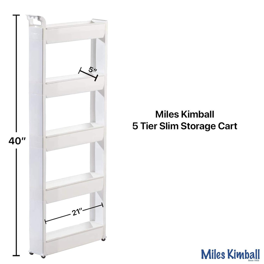 Slim Storage Cart 5 Tier A126
