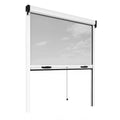 White Aluminum Fiberglass Retractable Window Insect Screen B2323