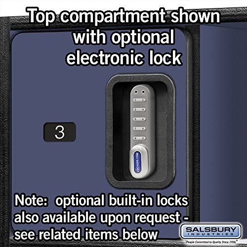 Blue 18-Inch Wood Locker W490212