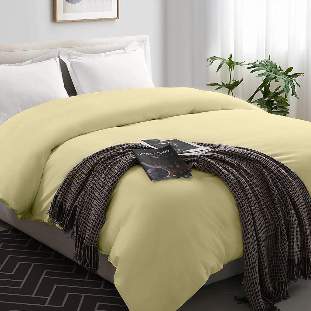 Silver Grey Striped King Duvet Cover with Zipper Closer Q60129