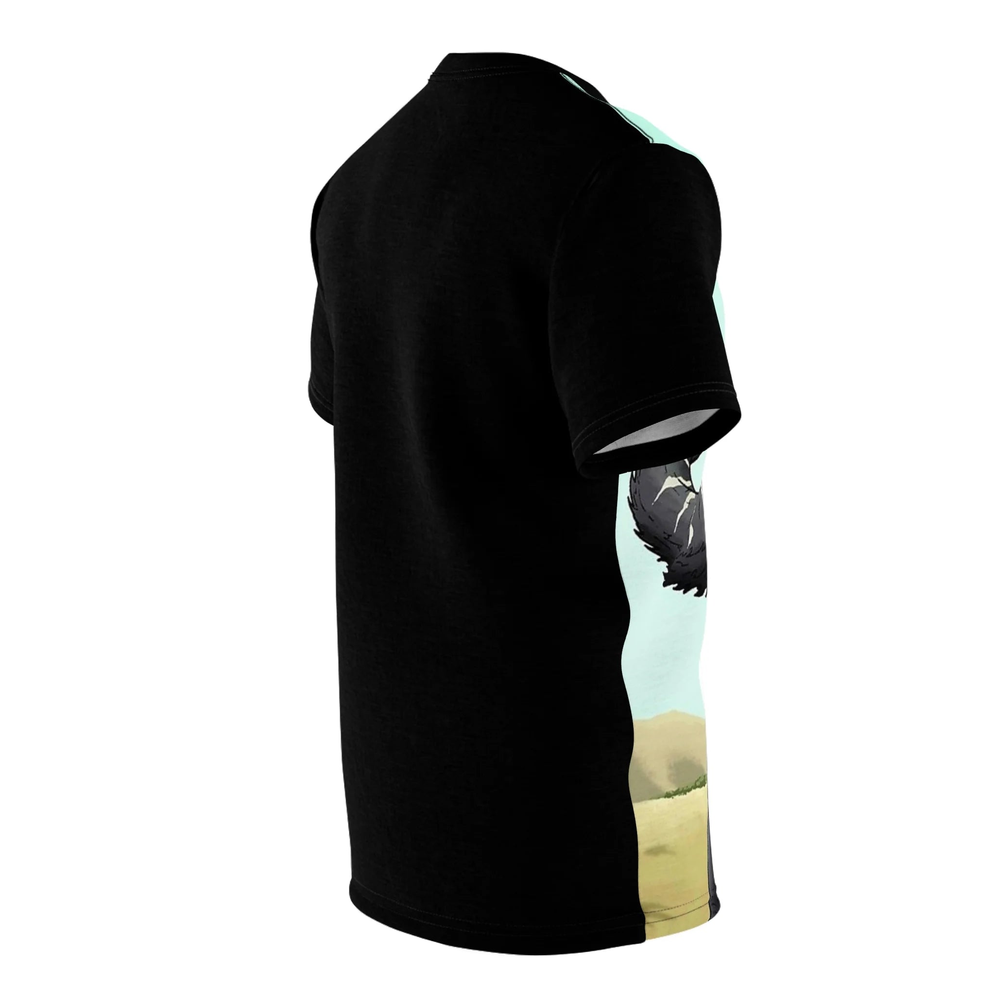 Angry Dinosaur Screamer Abstract Printed Unisex AOP Cut & Sew Tee O2334