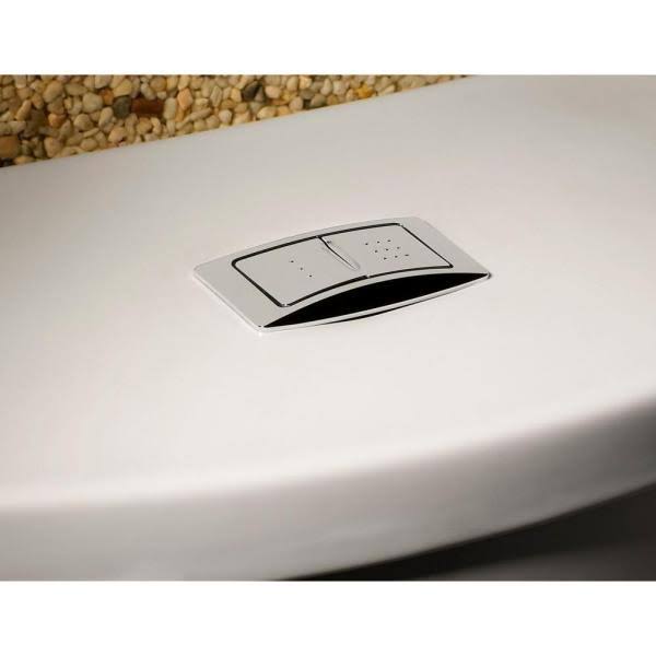 White Dual Flush Round Front Toilet F73338