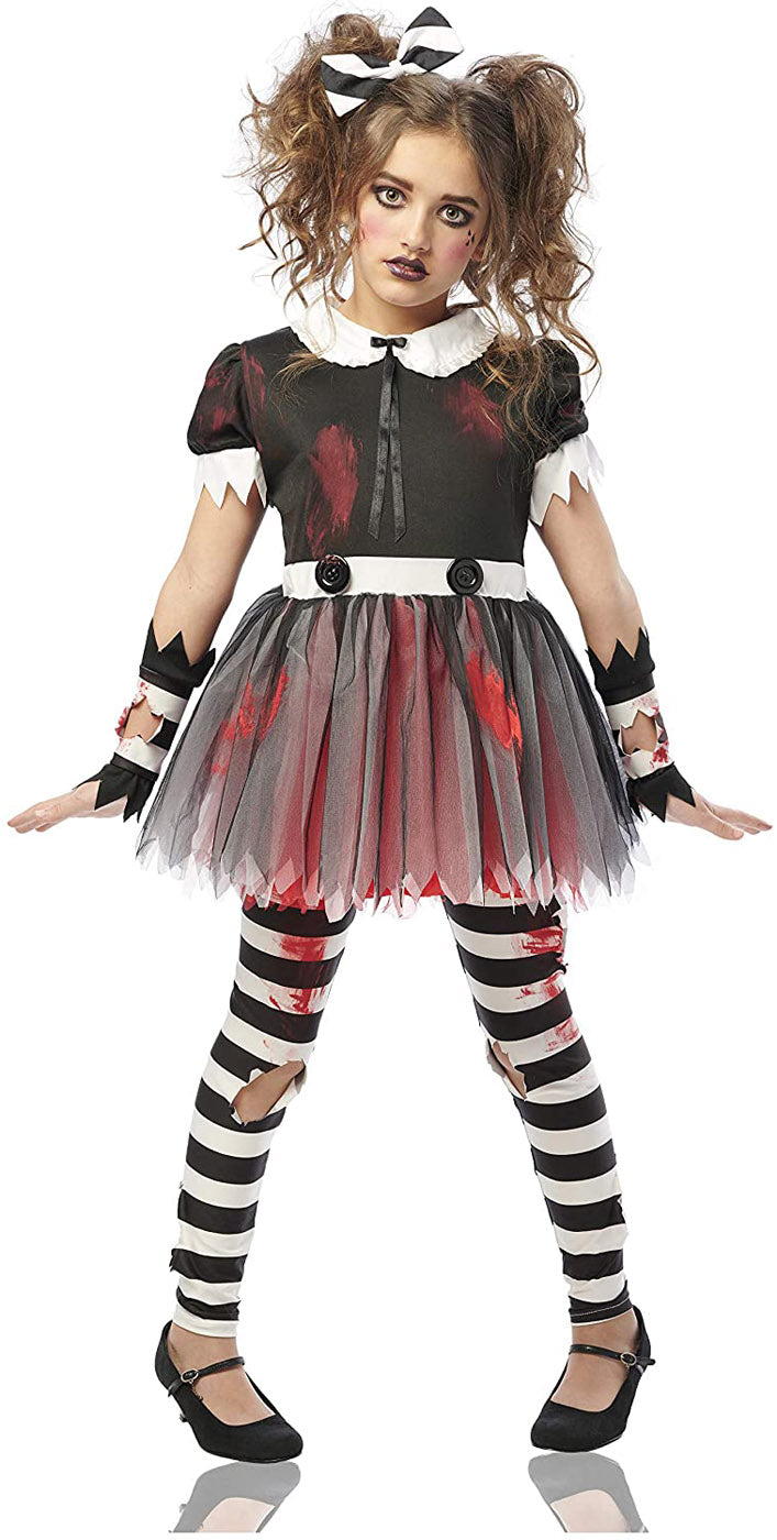 Scary Porcelain Doll Halloween Costume B5754