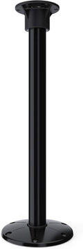 Redwood Table Leg System for RV or Boat, Black, 27", Pack of 2 O783641