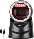 Black USB 2.0 Barcode Scanner with Automatic Image Sensing Scanning Platform V402126