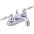 Chrome Two-Handle Centerset Lavatory Faucet with Pop-Up H7768