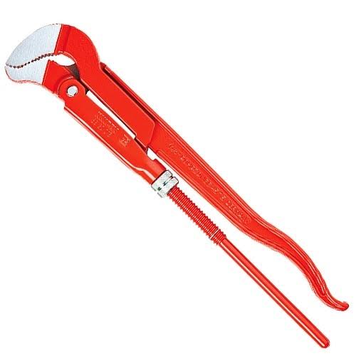 Swedish Pipe Wrench, 26-1/4x22 L, Steel C9390