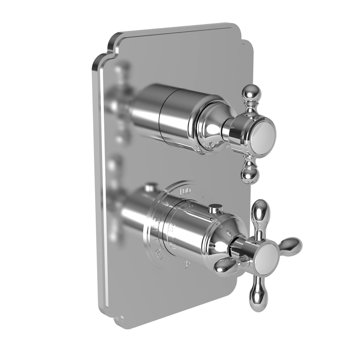 1/2x22 Square Thermostatic Trim Plate with Handle, Oil Rubbed Bronze A10360
