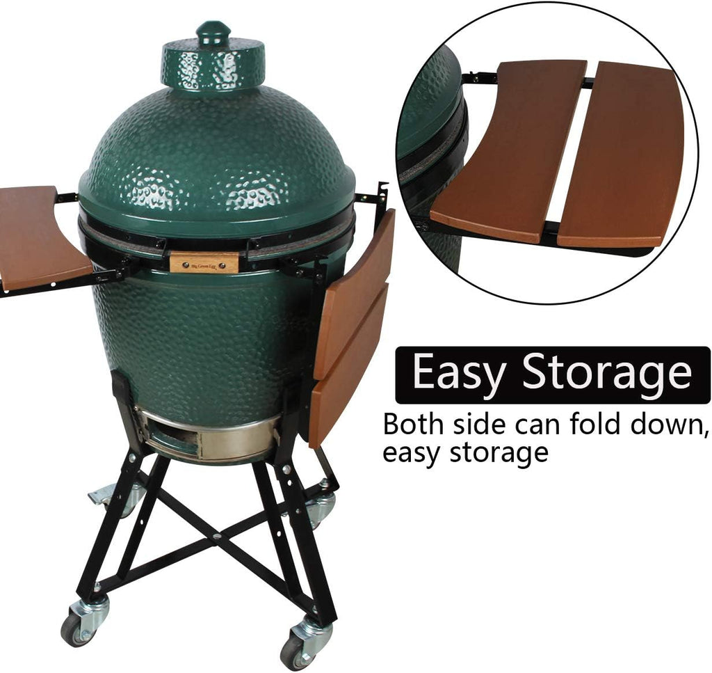 HDPE Folding Side Shelves for Big Green Egg, Set of 2 Z1128