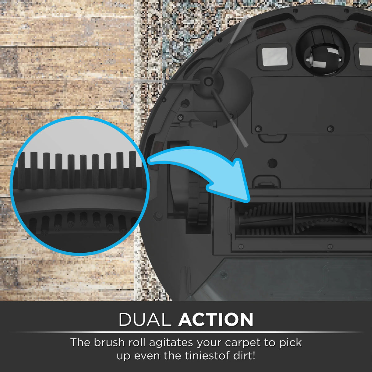Robot Vacuum with Mapping Technology, 120 Min Runtime J632557