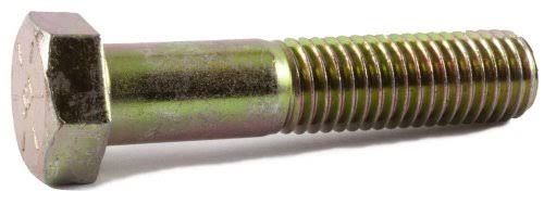 1/2-20 x 1 Grade 8 Hex Cap Screw Yellow Zinc Plated (400) A142148