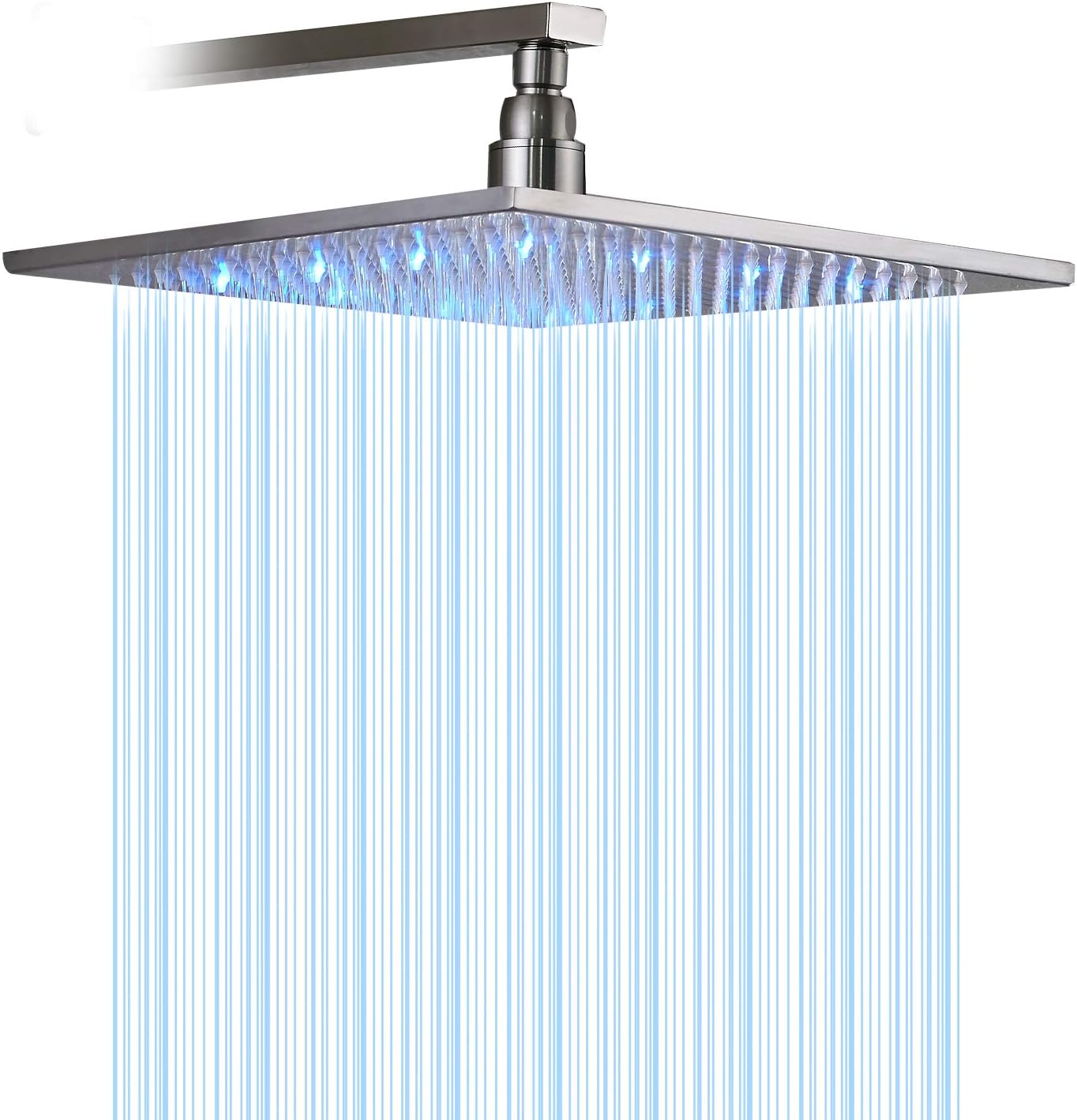Oil Rubbed Bronze LED Square Shower Head Pack of 2 Y583