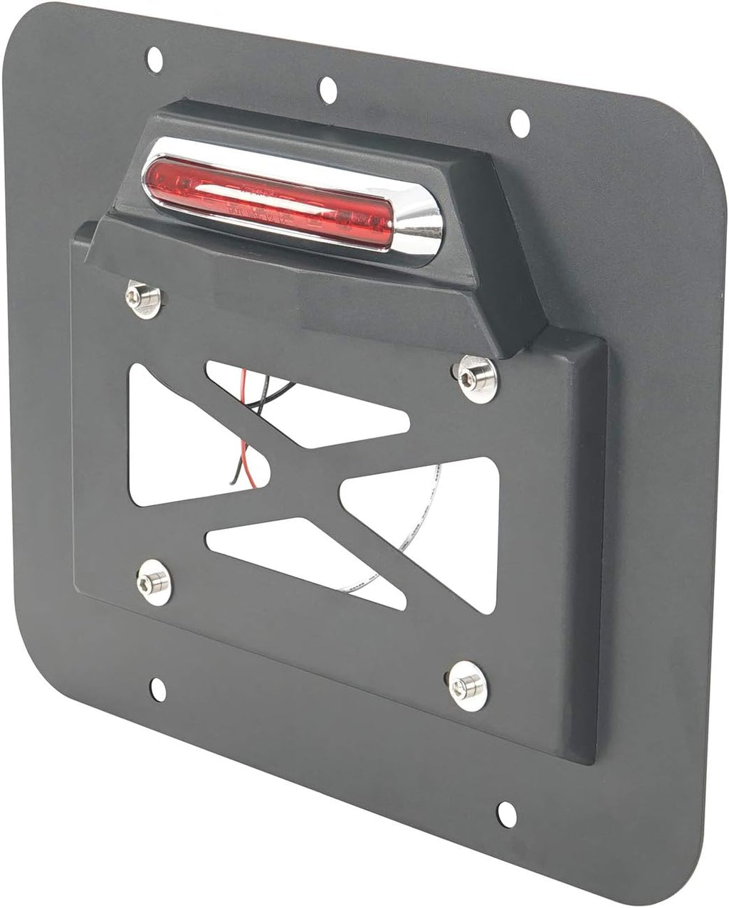 Spare Tire Delete License Plate Relocation Kit with Third Brake Light L847