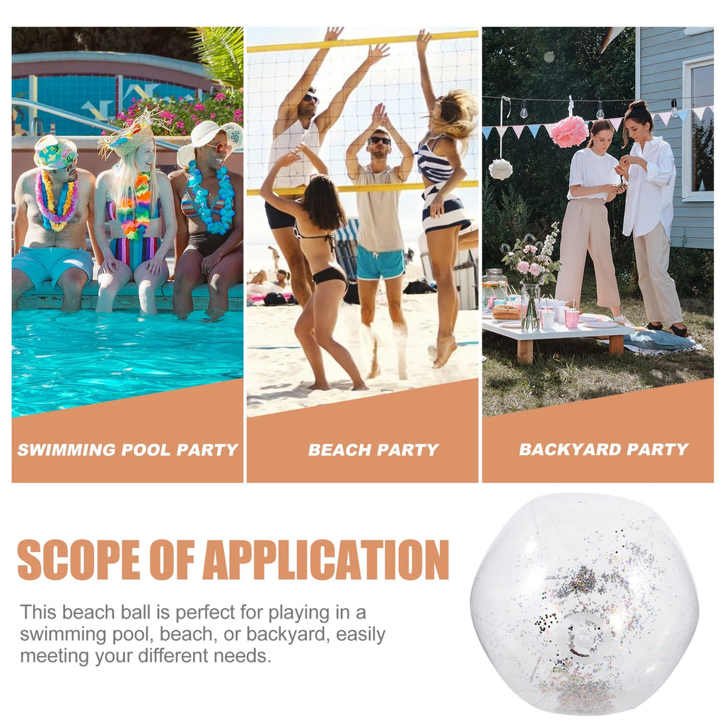 Inflatable Sequin Ball Toy E852