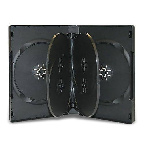 Black 6 Disc DVD Cases X4450