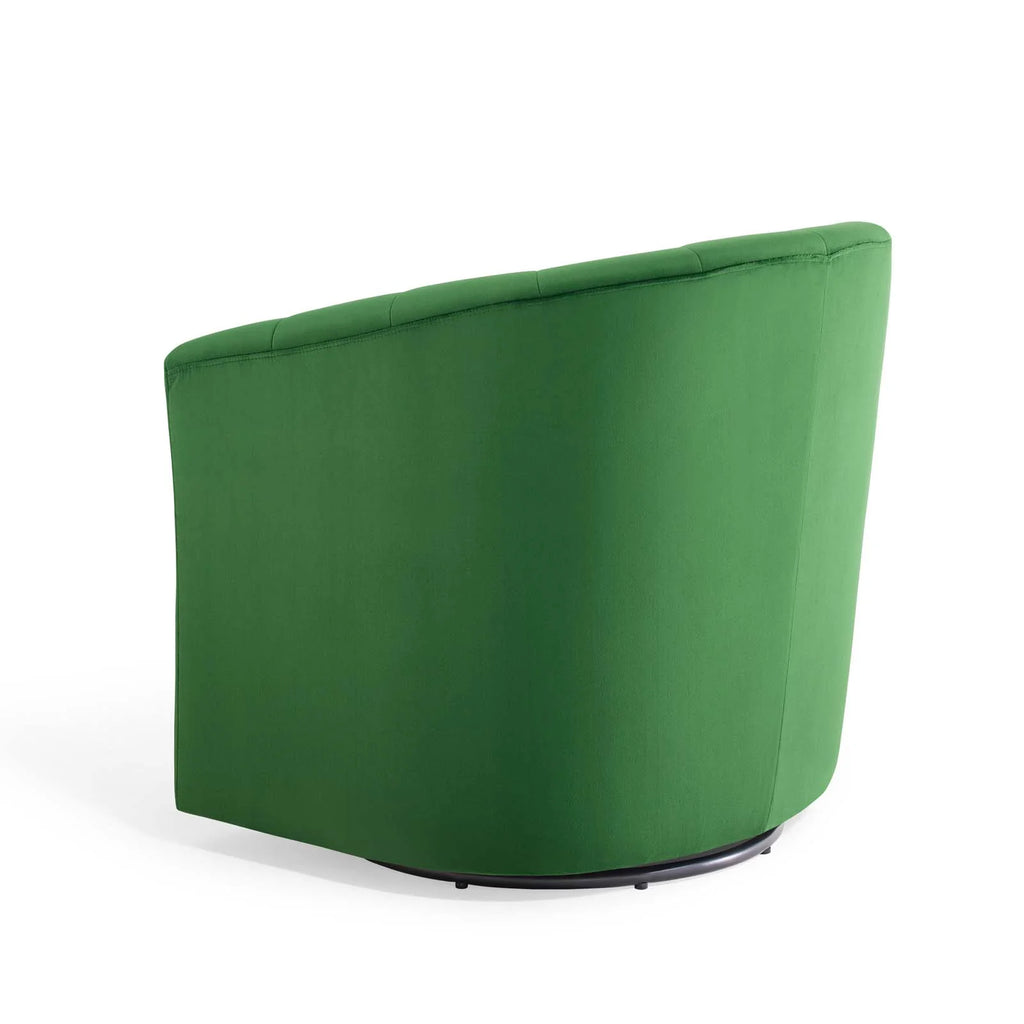 Green Velvet Accent Armchair N909
