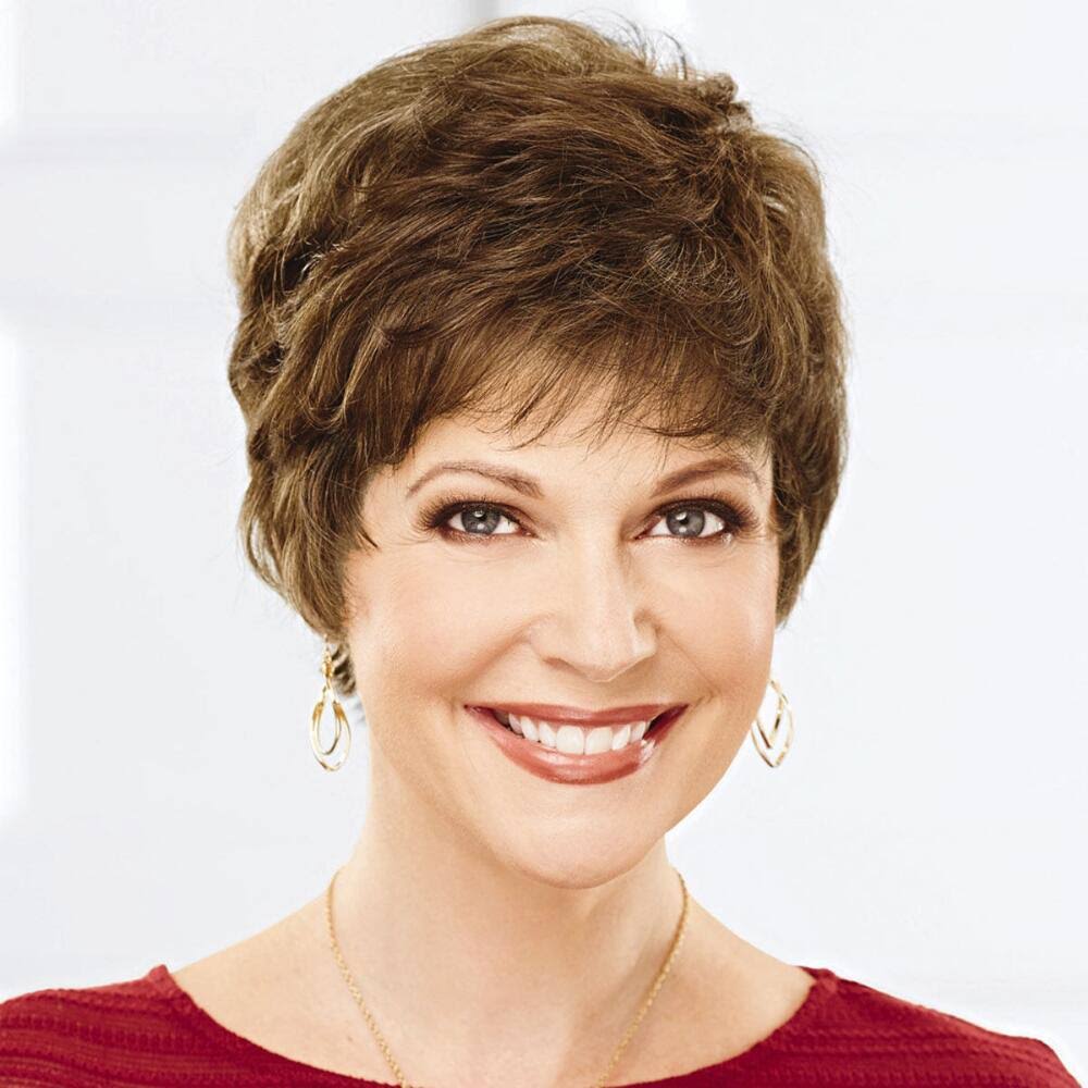 Brunette Human Hair Wiglet Hairpiece M397