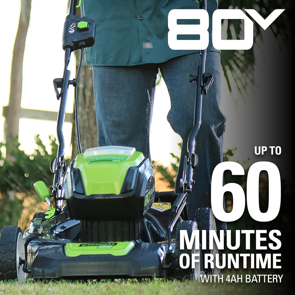 21" Brushless Cordless Lawn Mower with 4.0Ah Battery and Charger T2647
