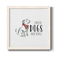 Premium Framed Canvas - 20x20 - White C60999