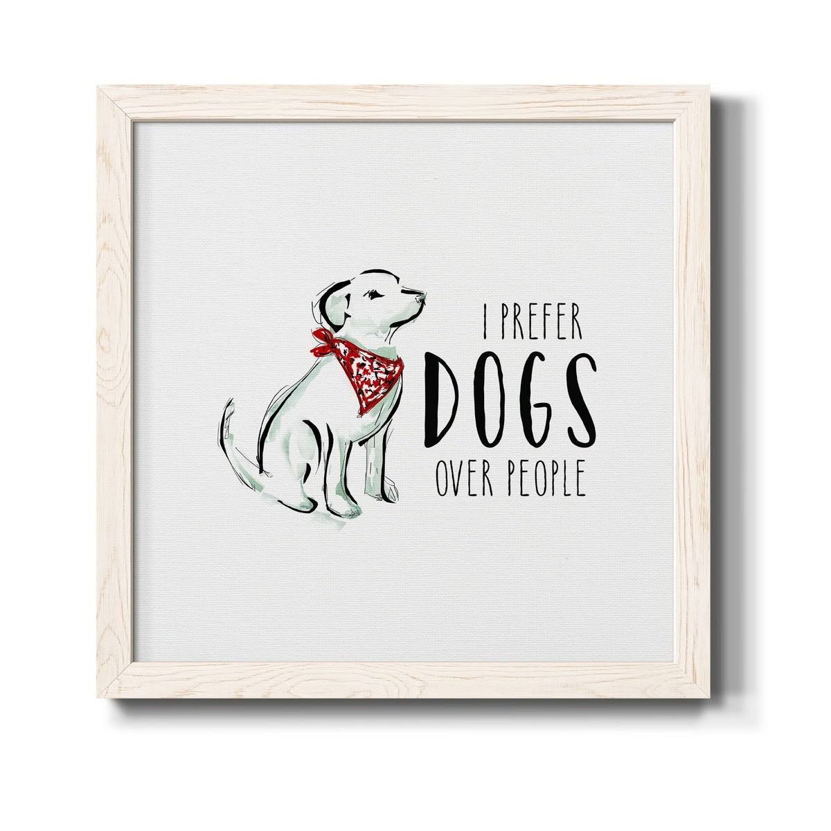 Premium Framed Canvas - 20x20 - White C60999