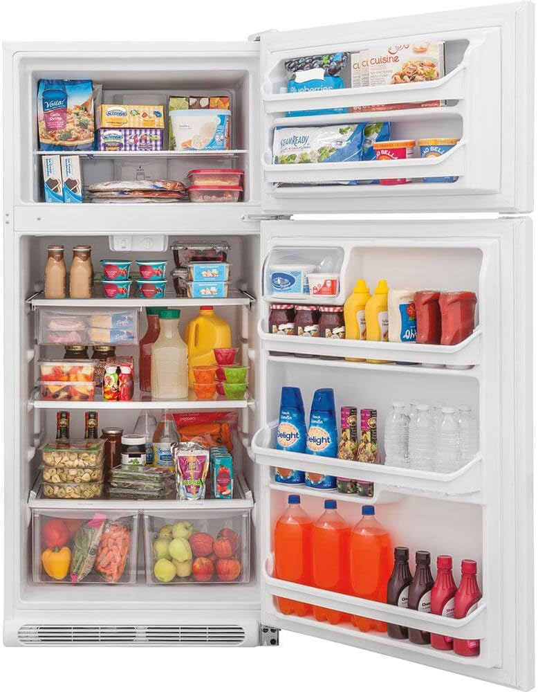 30 Top Freezer Refrigerator with 18 cu. ft. Total Capacity in White R509