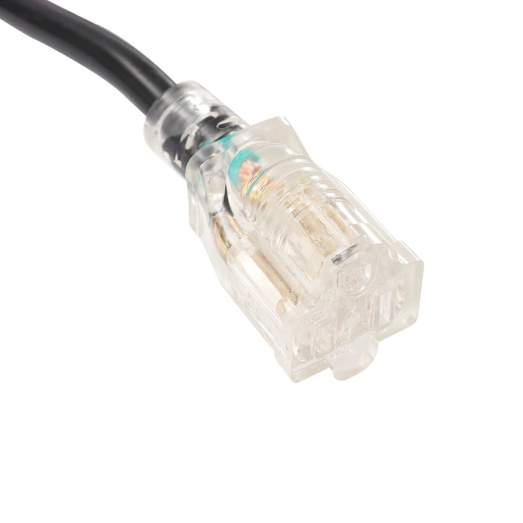 50ft 12 Gauge Power Extension Cord with 3-Prong Outlets V519