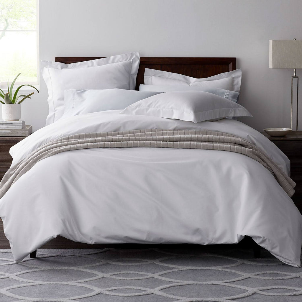 Pale Yellow Solid Egyptian Cotton Sateen Euro Sham A842718