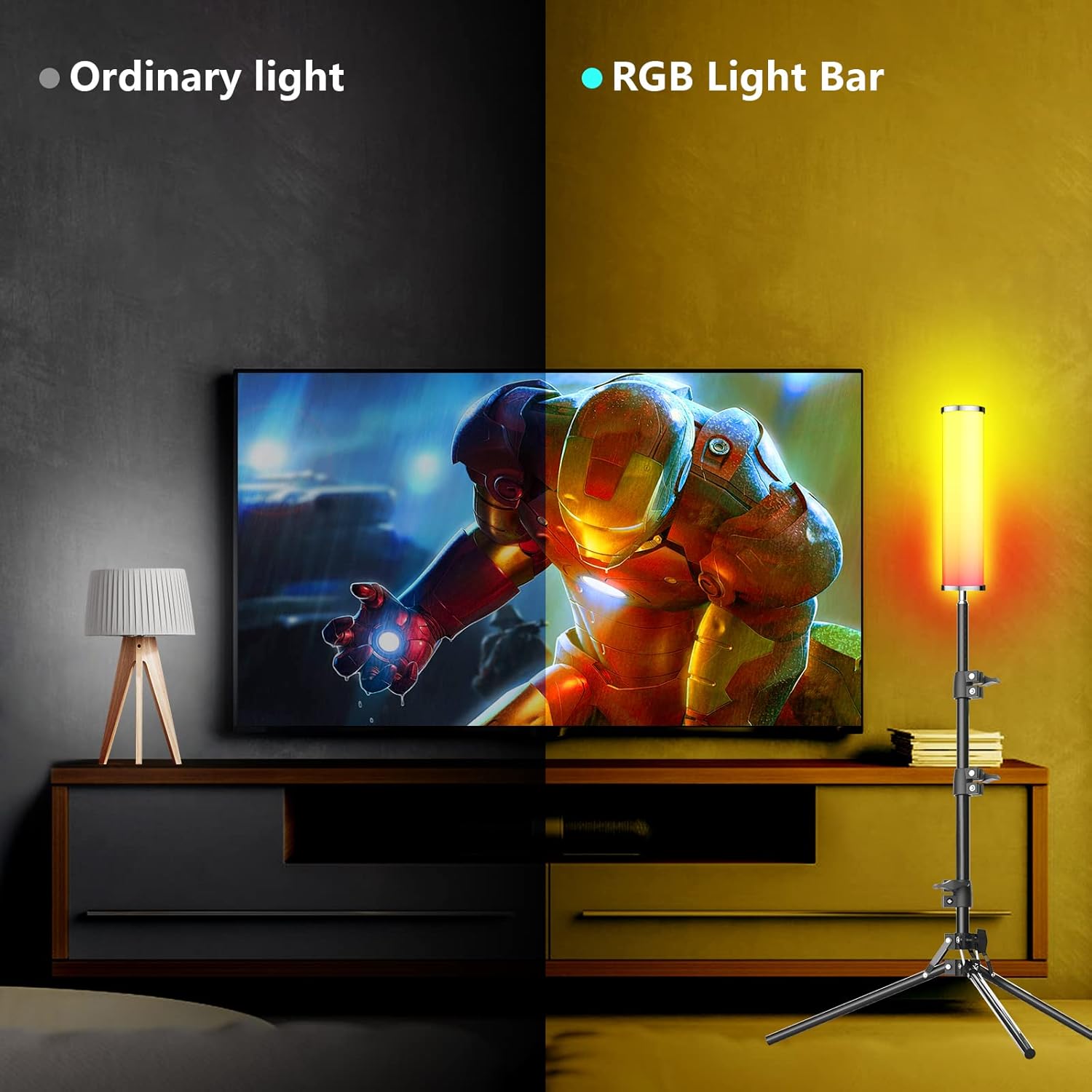 RGB WiFi LED Light Bars for TV, Pack of 2 P4973