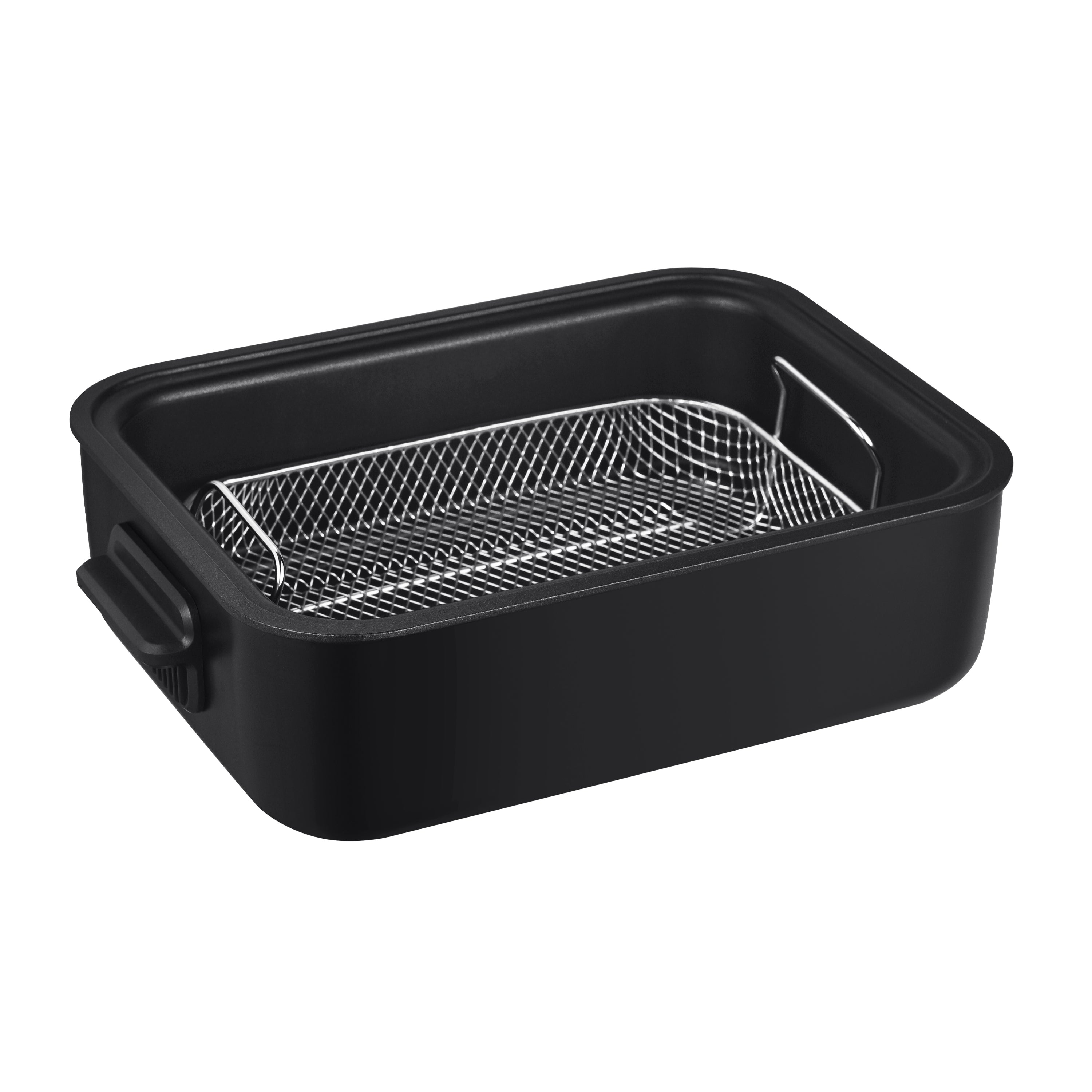 6Qt 7 In 1 Black Air Fryer Indoor Grill Combo Y646