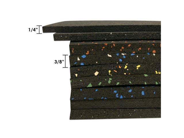 Elephant Bark Blue Dot 4 ft. x 4 ft. Rubber Flooring F725