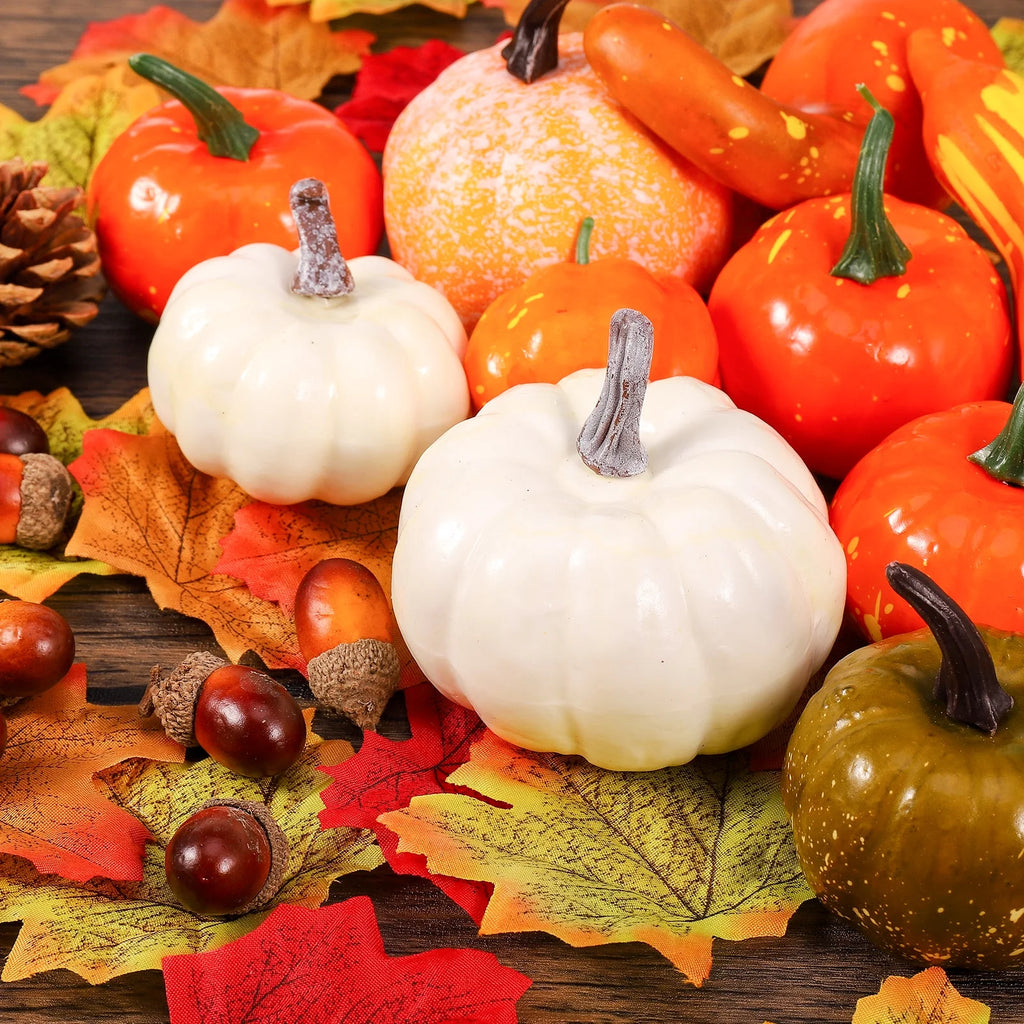 86 Pcs Christmas Artificial Pumpkins Home Decoration Set M833433