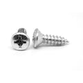 #10-16 x 1 1/4 Sheet Metal Screw Phillips Oval Head Type AB Stainless Steel 18-8 Pk 2000 H49796