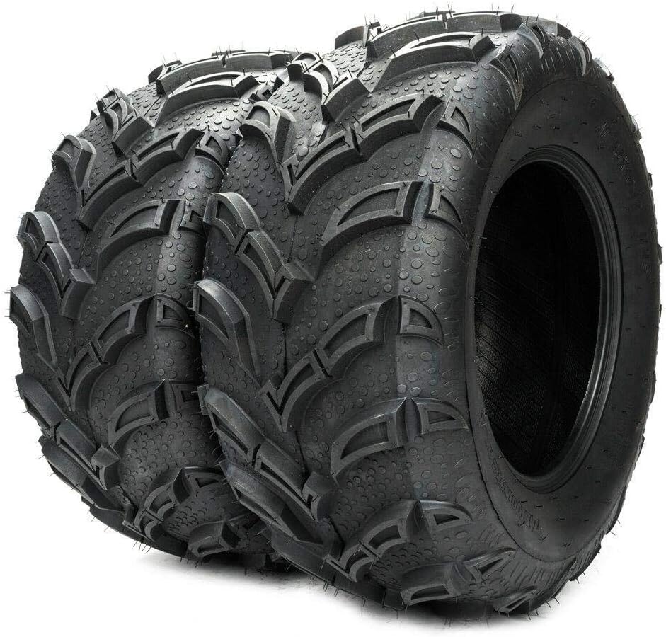 2 PCS All Terrain Tubeless ATV UTV Tires 25x10-12 Rear 6PR C765