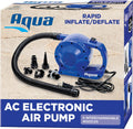 Blue Electric Air Pump 110v Heavy Duty 5 Nozzle Attachments Pack of 2 R8893