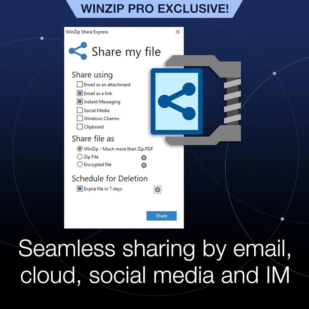 Zip Compression Encryption File Manager Backup Software F713011
