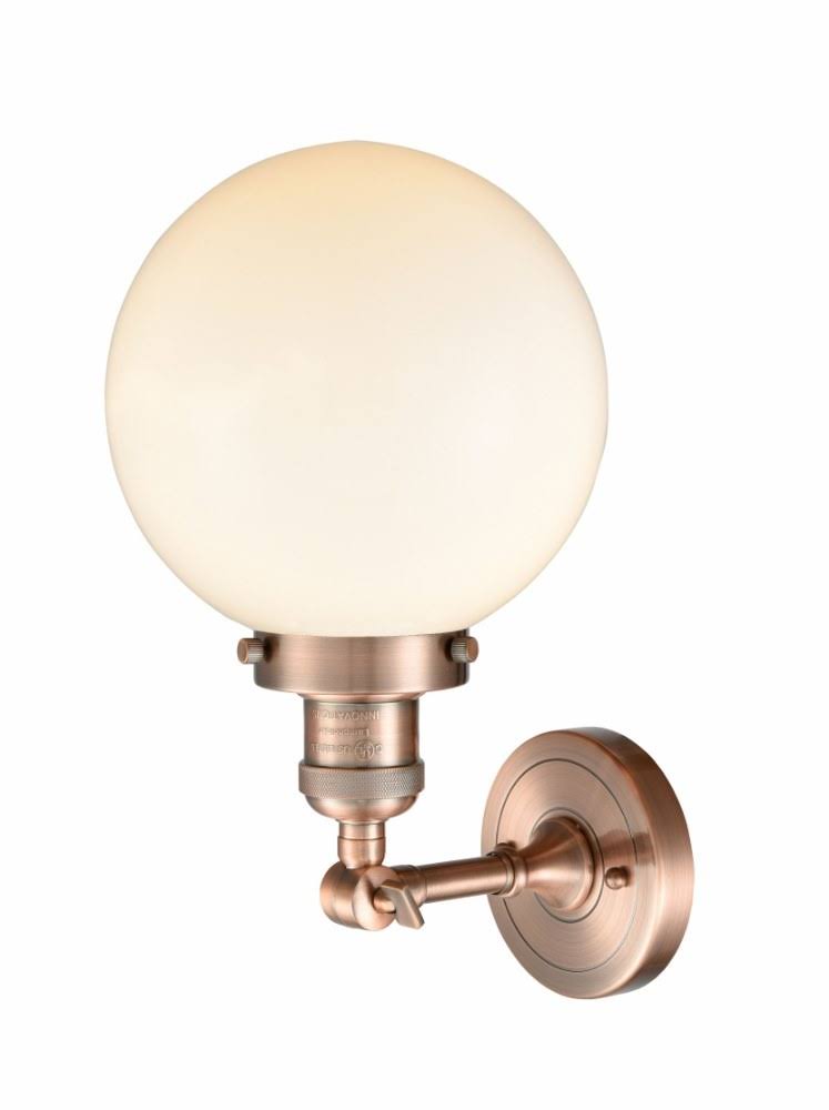 Large Beacon 1 Light Semi-Flush Mount A80805