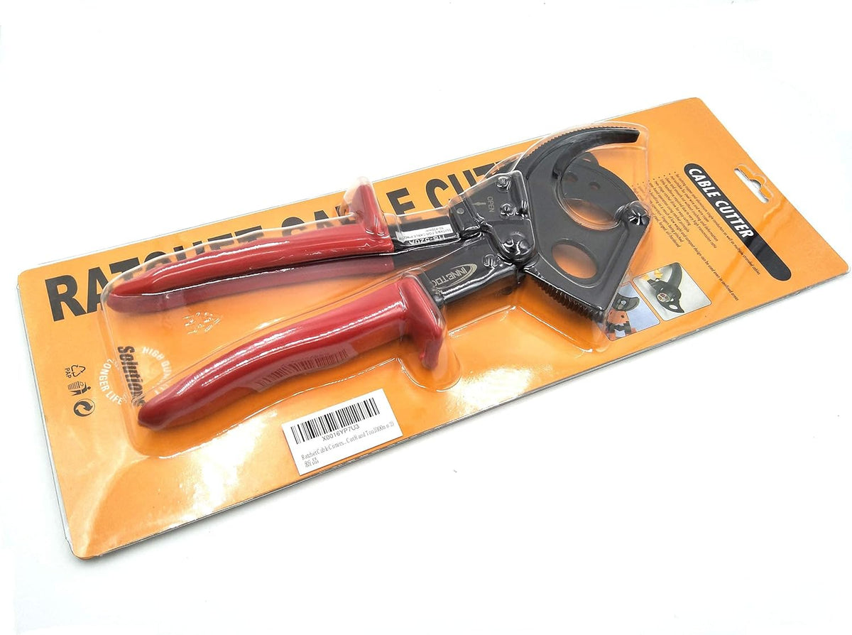 Aluminum Copper Ratchet Cable Cutters, Wire Cutters (400mm2) Pack of 2 T669