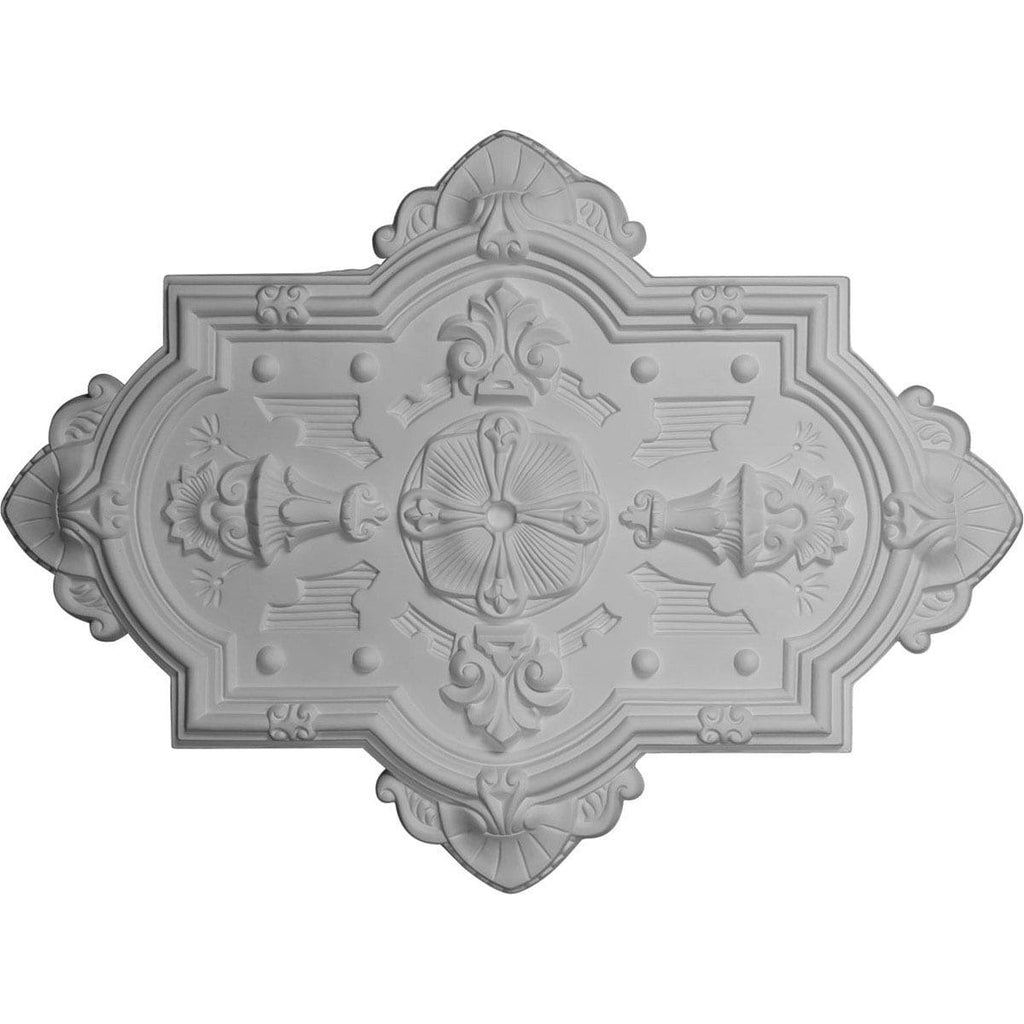 Cathedral Ceiling Medallion, Hand-Painted Mississippi Mud Crackle F232