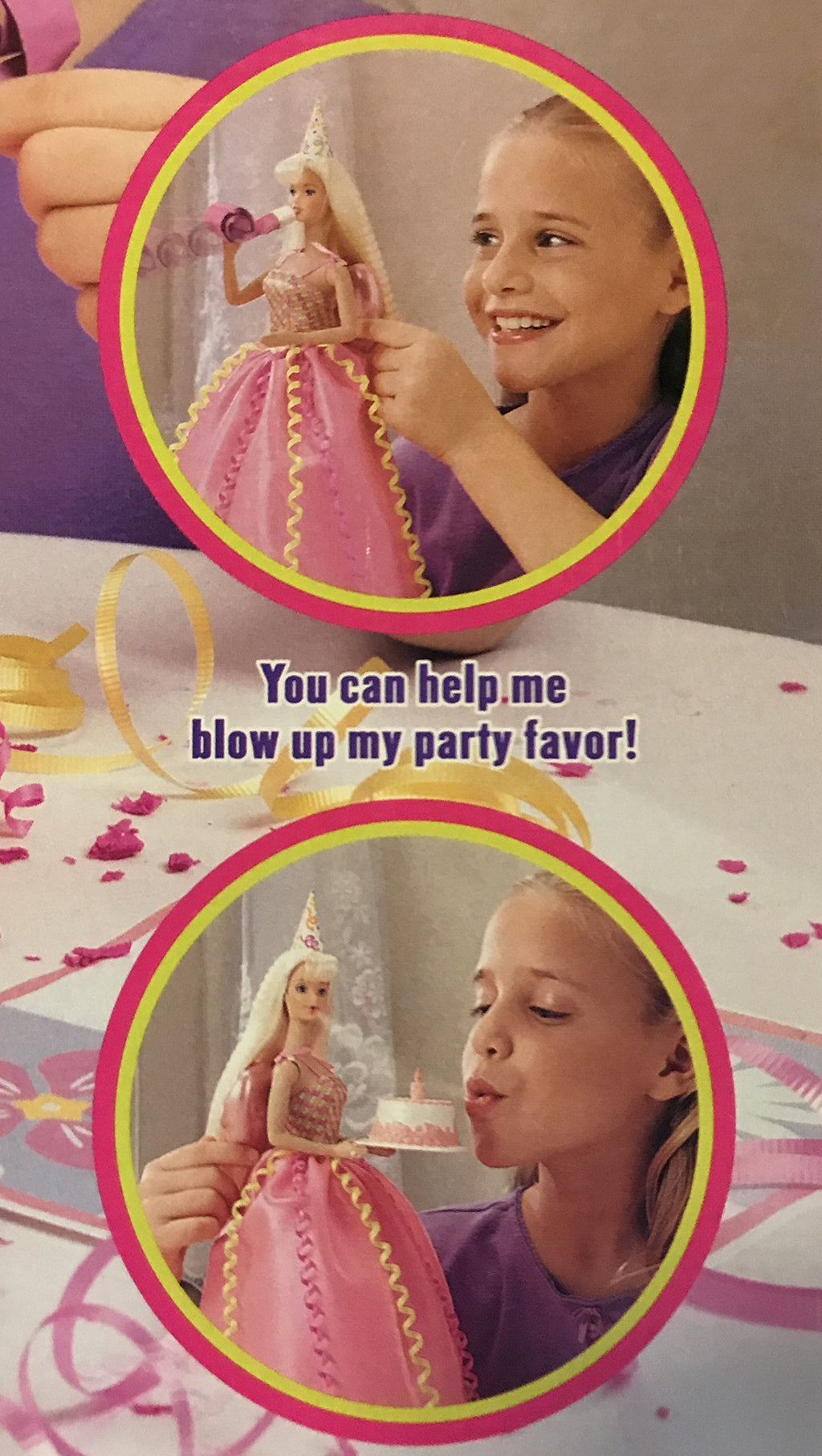 Brunette Doll Blows Up Own Balloons Y8881