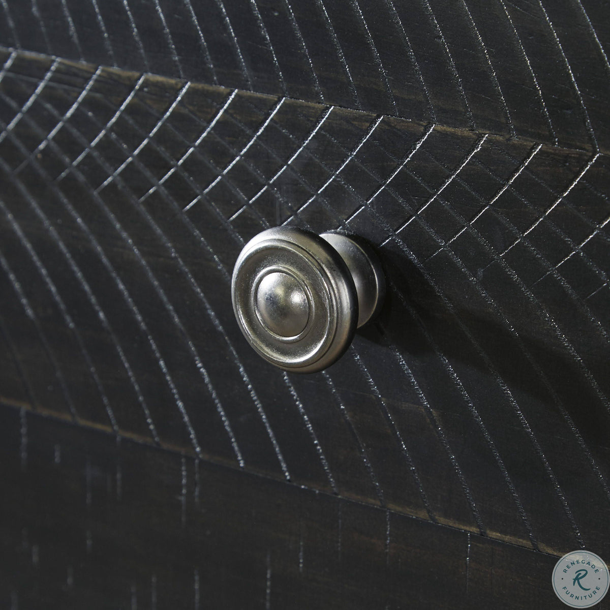 Black Five Drawer Chest Z1697