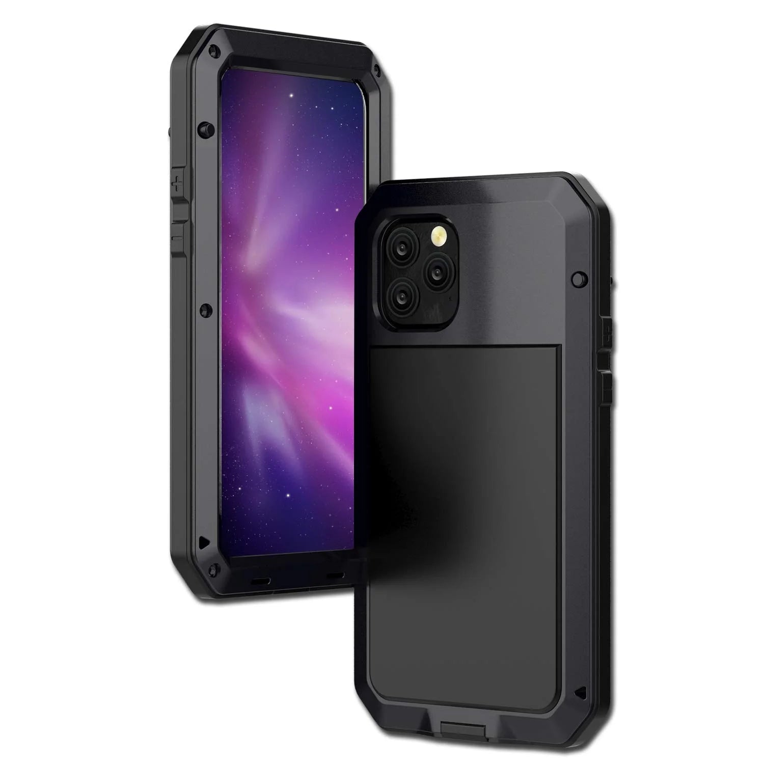 Black Aluminum Heavy Duty iPhone 13 Pro Max Case E915