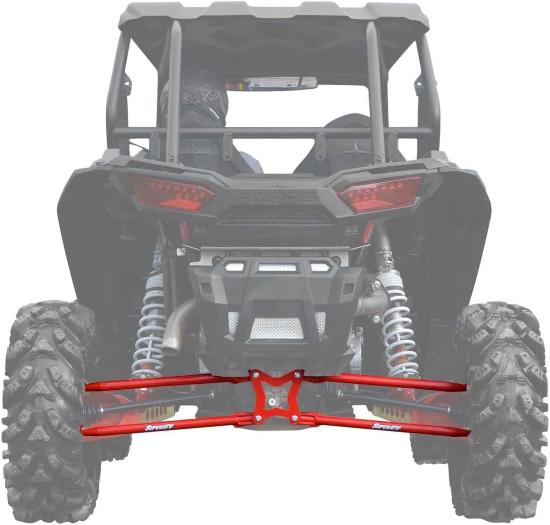 Black Round Tubed Rear Radius Arms for Polaris RZR XP 1000 X903