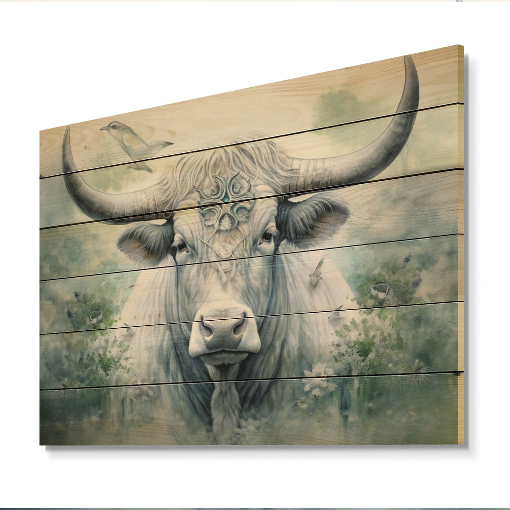 Natural Pine Wood Animals Print O3419