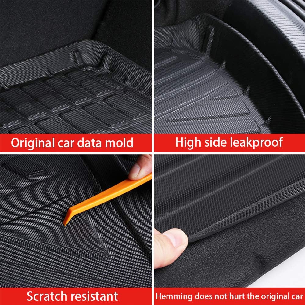 Black Heavy Duty Rubber Cargo Liner for Hyundai Tucson Q389