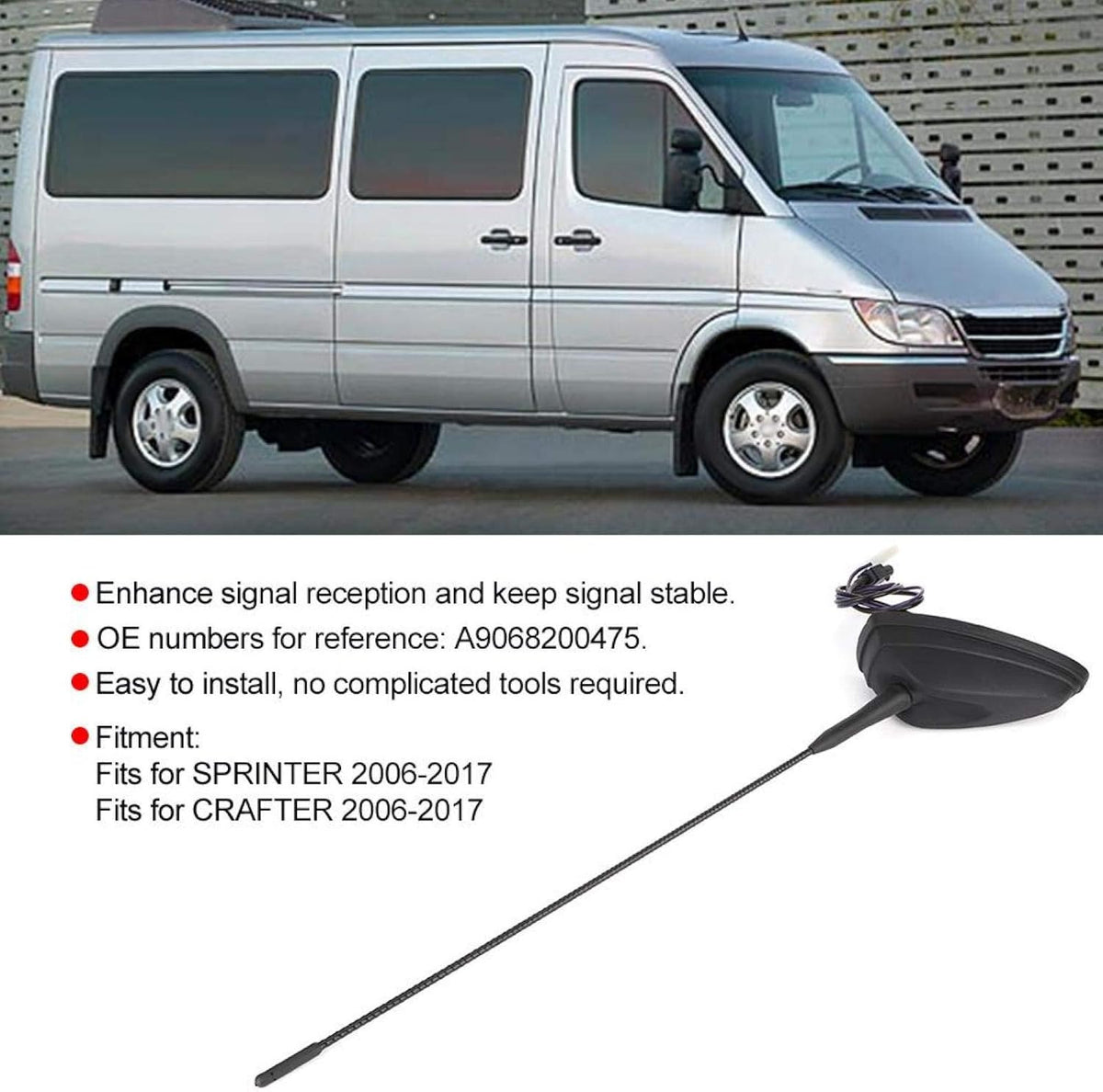 Roof Mounted Antenna for Sprinter W906 Z3632